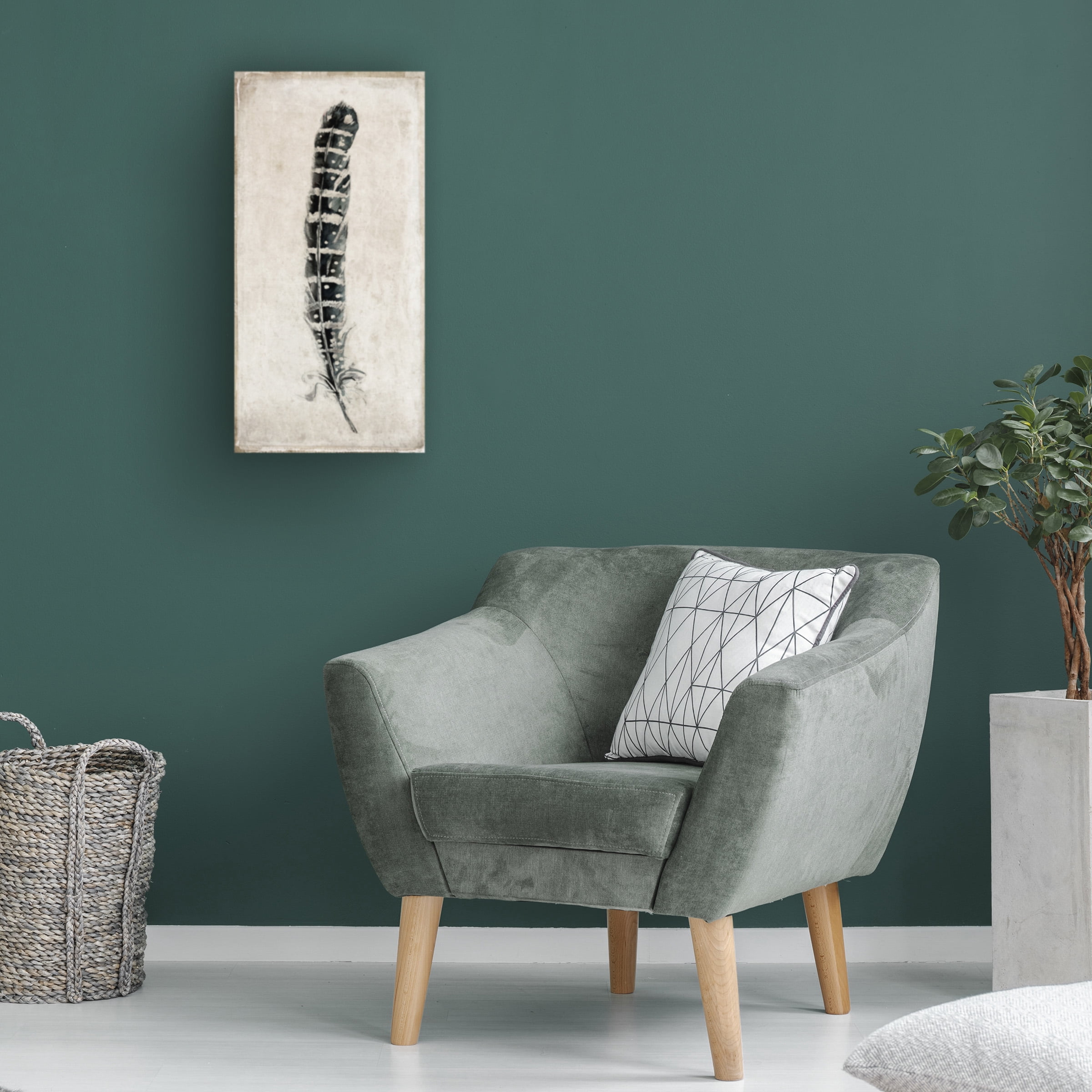 Symposium Design 'Feather 4' Canvas Art