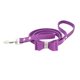 thumbnail image 1 of Greeniant Lindo mascotas gato perro cachorro conejo gatito ajustable Bowknot Correa Collar Suministros para perros Morado oscuro, 1 of 3