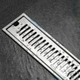 thumbnail image 6 of Rectangular Linear Shower Floor Drain Long Linear Drainage Channel Drain for Hotel Bathroom Kitchen Floor 20cm, 6 of 9