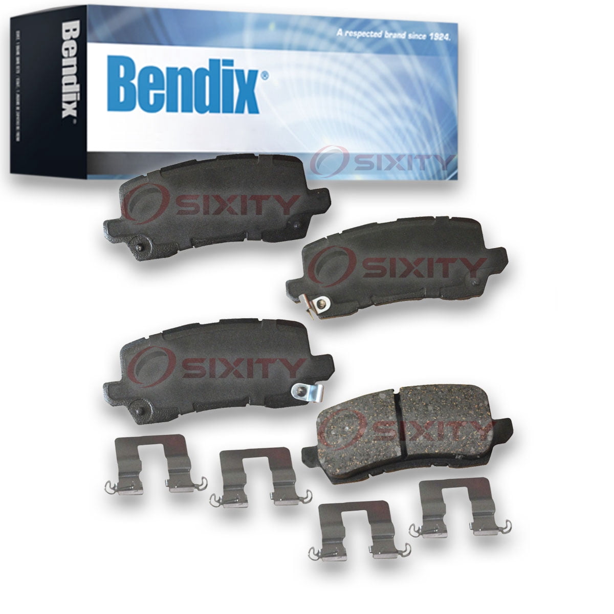 Bendix Brakes Disc Brake Pad Set Fits select: 2020 ACURA MDX, 2020 HONDA ODYSSEY
