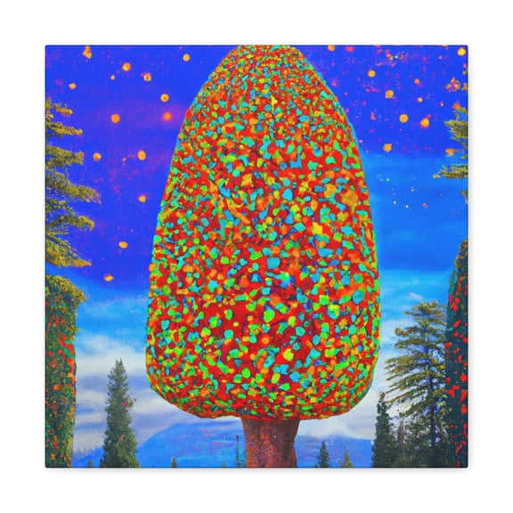 Sequoia Tree Pop Art - Canvas