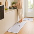 thumbnail image 5 of PONPRNGY Kitchen Rugs Set of 2, Kitchen Mats for Floor, Non Slip Washable Kitchen Runner Rugs, Easy to Clean, 5 of 7