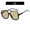 C2, variant on Double-Bridge Half-Frame Sunglasses European & American Style Square Fashion Sunglasses for Women