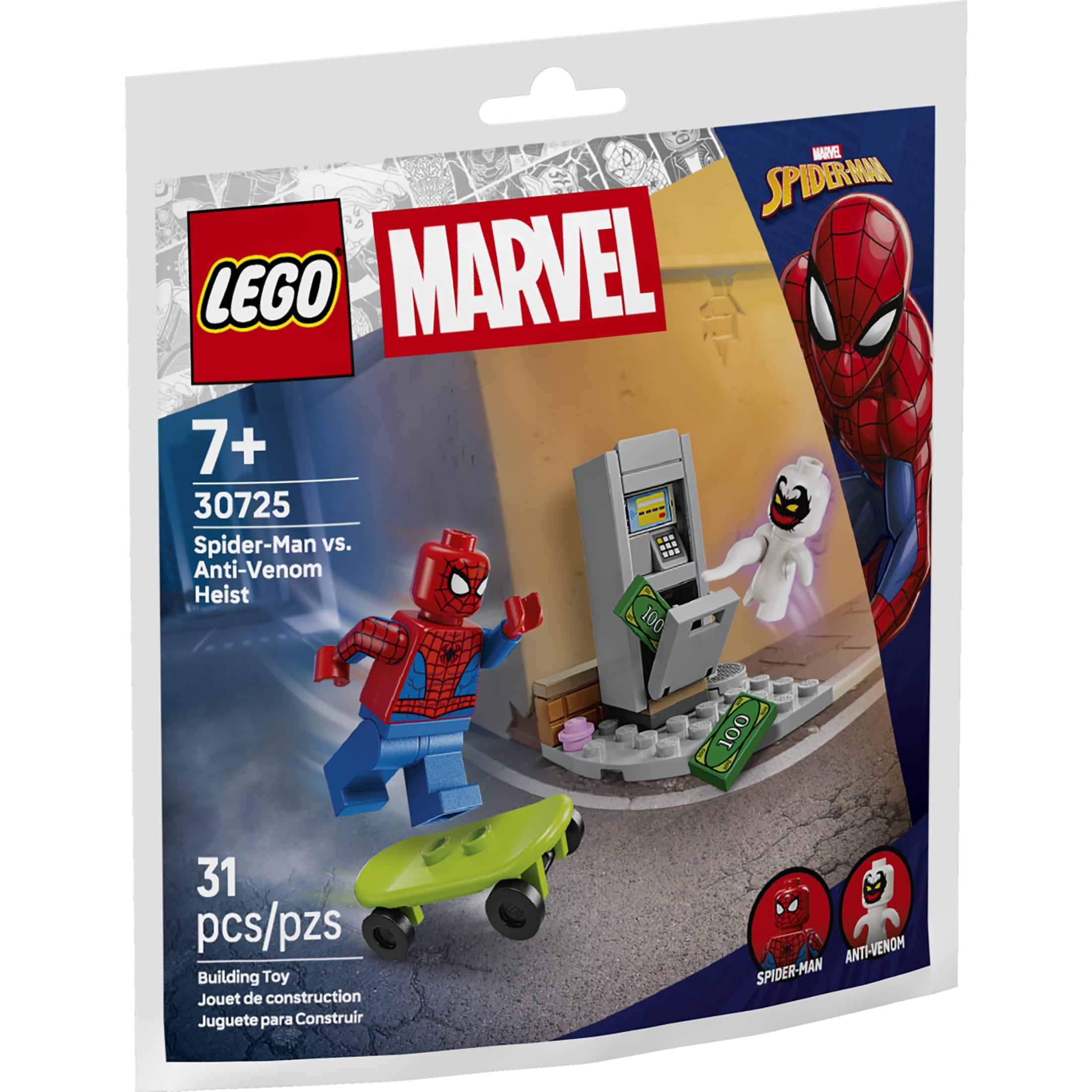 LEGO Super Heroes Spider-Man vs. Anti-Venom Heist 30725 - Walmart.com