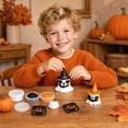 thumbnail image 4 of Halloween Pumpkin Ghost DIY Kit, Creative Craft Set for Holiday Decorations, Mini Ornament for Festive Home Decor and Party Projects, 1Pack B, 4 of 7