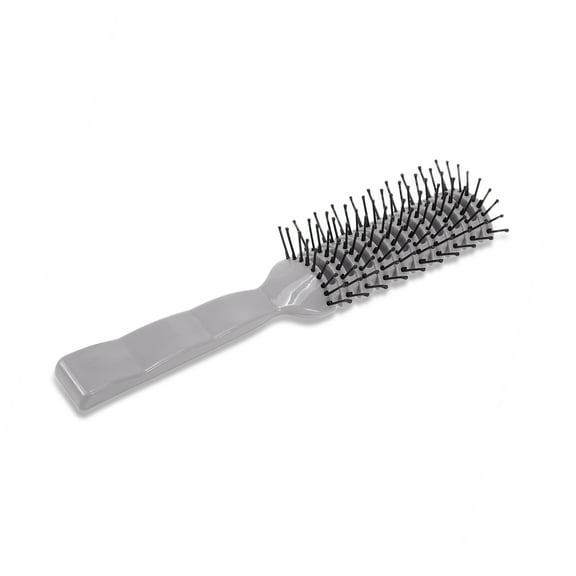 Vocoste Vented Hair Brush Styling Brush with Ball-Tipped for Blow Drying Wet Short Curly Straight Hair Gray