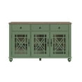 thumbnail image 3 of FESTIVO 55" Vintage Style Kitchen Buffet Sideboard Cabinet w/ Drawers - Green, 3 of 6