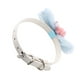thumbnail image 5 of Collar para mascotas con lazo de encaje y cascabeles ajustables para gatos y perros - Azul mediano, 5 of 8