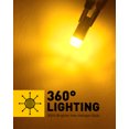 thumbnail image 2 of AUXITO 194 LED Bulbs Amber Yellow 168 175 2825 W5W T10 3020SMD LED for Car Dome Map Door Courtesy License Plate Lights Pack of 2, 2 of 7