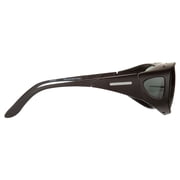 Polar Optics Unisex FO-030 MBLK GRY Fits Over Sunglasses Matte Black