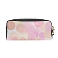 thumbnail image 2 of YFYANG Leather Portable Travel Small Makeup Bag, Multifunctional Storage Bag, Pink Dream Bubble Pattern Cosmetic Bag, 2 of 4