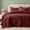 Burgundy, variant on Moonlight20015 2 Piece Quilt Set Chevron Pattern Modern Embossed Coverlet Soft Microfiber Twin Grey