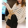 thumbnail image 3 of Douhoow Women Bear Crossbody Bag Cartoon Handbag Shoulder Bag Lovely Bear Doll Bag Phone Pouch, 3 of 9