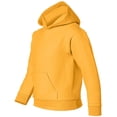 thumbnail image 3 of Gildan Boys Long Sleeve Front Pouch Pocket Hooded Sweatshirt. 18500B, 3 of 7