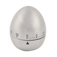thumbnail image 1 of Home Kitchen Stainless Steel Egg Shaped Cooking Alarm Timer 60 Minutes, 1 of 2