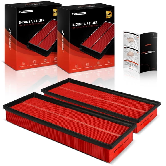 A-Premium 2-PC Pre-oiled Engine Air Filter Compatible with Dodge Ram 2500, Ram 3500 & Mercedes-Benz C230, C240, C250, C280, C300, C320, C35