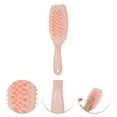 thumbnail image 3 of Unique Bargains 1 Pc Wave Edge Hair Shampoo Brush for Head Massage 8.86"x2.83"x1.3" Light Pink, 3 of 6