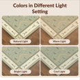 thumbnail image 7 of Design&I 4'x6' Washable Area Rug Vintage Farmhouse Fish Hook Lure Motifs Navigation Fishing Chart for Home Office, Under Desk, Snag-Free Skid-Resistant Medium, 7 of 7