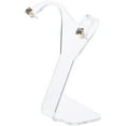 thumbnail image 2 of Plymor Clear Acrylic Divided Pair Hanging Earring Display Stand, 3.125" W x 1.75" D x 4" H (3 Pack), 2 of 2