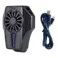 thumbnail image 1 of facefd Mobile Phone Radiator Portable Gaming Smarphone Cooler Wireless Phone Cooling Fan 65-85mm Adjustable Handle, 1 of 5