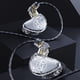 thumbnail image 5 of Auriculares con auriculares con cableado auriculares Rojoucción de ruido de sonido envolvente Llamada de voz con auriculares micrófonos suministros para computadoras transparentes Inevent EL022392-01B, 5 of 7