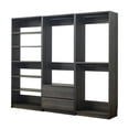 thumbnail image 2 of Dee Modular Closet System, 5 Floating Shelves, 2 Drawers, Dark Gray Wood, 2 of 2