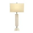 thumbnail image 2 of Pasargad Home PGS-7241 Pasargad Home Frosted Glass & Lucite Pedestal Table Lamp  Clean, Chic, Effortlessly Modern, 2 of 5