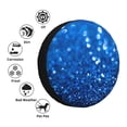 thumbnail image 4 of Fotbe A Blue Glitter Funda de Llanta de Repuesto con Estampado, Engrosada, Ajuste Universal para Jeep, Remolque, RV, SUV, Camión-16 inch, 4 of 6