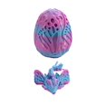 thumbnail image 1 of Dragón impreso en 3D, hermoso juego de huevos de dragón para estantería, gabinete, sala de estar Violeta, 1 of 9