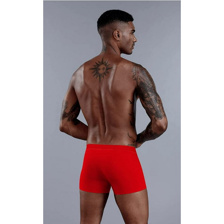 Kukuzhu Men Chinese New Year Lucky Red Underwear, Soft Stretch Boxer Briefs  Bunny Rabbit Year Panties Spring Festival 