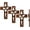 3Set-A, variant on Hand-Carved Intertwined Hearts Wooden Cross, Marriage Cross for Wall, Handmade Coffee Brown Wood Wall Hanging, Christian Marriage & Wedding Gift