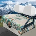 thumbnail image 2 of HUIACONG Flower Dragonfly Golf Cart Covers Seat Non-Slip Easy to Clean Two-Person Golf Cart Seat Covers Comfortable Portable Golfs Car Interior Decoration Compatible with EZGO Club Cars, 2 of 7