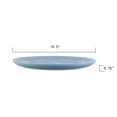 thumbnail image 3 of Mainstays 10.5 Inch Round Plastic Etched Daisy Plate, Blue, 3 of 6