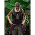 thumbnail image 2 of Sea Turtle Zentangle Colors Racerback Tank Women -Image by Shutterstock, Female x-Large, 2 of 4