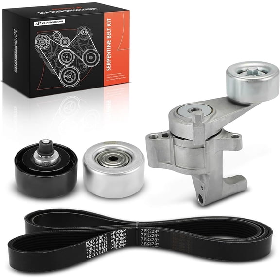 A-Premium Engine Serpentine Belt Drive Kit Compatible with Toyota Tacoma 2007-2020/2022 4Runner 2010 L4 2.7L