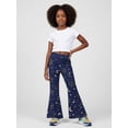 thumbnail image 4 of 3-4Y Girls Colored Flared Pants Digital Print Trousers Slim-Fit Wide Leg Flare for Spring Summer Autumn, 4 of 6