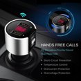 thumbnail image 3 of Kit de Chargeur USB LCD Sans Fil MP3 FM pour Voiture, Mains Libres, 3 of 9