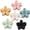Colorful, variant on KAQISIMIL Hair Clip, 6 Pcs Large Plumeria Flower Claw Clips for Thick Medium Hair - Blue Brown Beach Hair Accessories for Women and Girls