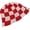 Red, variant on Beach Bucket Hat for Women Checkerboard Lattice Fisherman Hat Autumn Winter Wild Wear Hand-Woven Hollow Knitted Hat