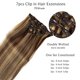 thumbnail image 3 of LOVEF 3 Piezas Peines Mágicos para El Cabello para Mujer, Peines Elásticos De Doble Cara con Cuentas De Madera, Clips para Hacer Moños, Accesorios para El Cabello, Color Aleatorio, 3 of 5