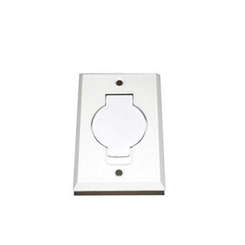 Beam 015715 Central Vacuum Cleaner Flush Mount White Metal Inlet 