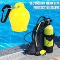 thumbnail image 2 of Dives Regulator Cover Regulator Mouthpiece Cover Sphere Shape Regulator Holder With Clip Second Stage Regulator Holder Yellow, 2 of 5
