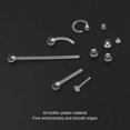 thumbnail image 4 of 36pcs Clear Piercing Jewelry Retainer Plastic Nipple Rings Nose Rings, 4 of 4