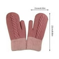 thumbnail image 3 of Lroveb Winter Gloves for Women Fleece Lined Men Cold Weather Gloves Mittens Thick Thermal Plush Womens Warm Convertible Fingerless Gloves, 3 of 4