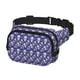 thumbnail image 2 of Fotbe Skull Purple Flower Cangurera Cuadrada con Estampado de Doble Capa, Bolsa de Cintura Ajustable Mini para Hombres y Mujeres, 2 of 9