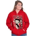thumbnail image 4 of Kanji Style Betty Boop Beautiful Women Plus Size Zipper Hoodie Brisco Brands 3X, 4 of 5