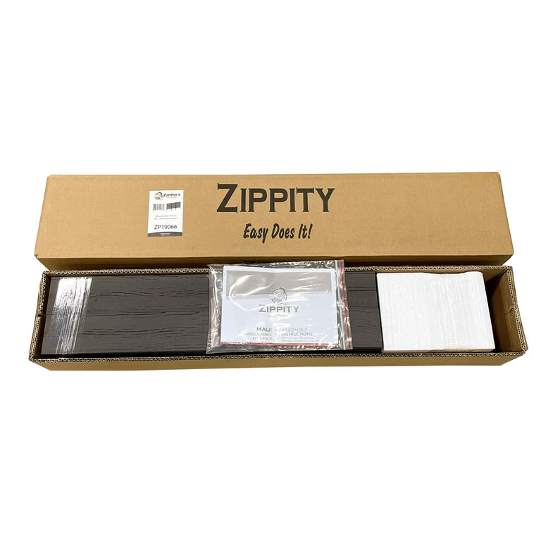 専用ページ3台セット Zippity Outdoor Decorative Wood Border No-Dig Charcoal WoodTek