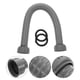 thumbnail image 3 of ColoMX Manguera de drenaje telescópica: Tubo flexible de 50 cm para fregadero de cocina y lavabo, fácil de conectar y evitar fugas., 3 of 7