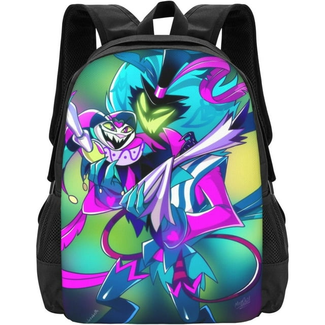 Helluva Boss Backpack,3d Print Laptop Backpack Lightweight Casual Daypack Bookbag 16.5 In