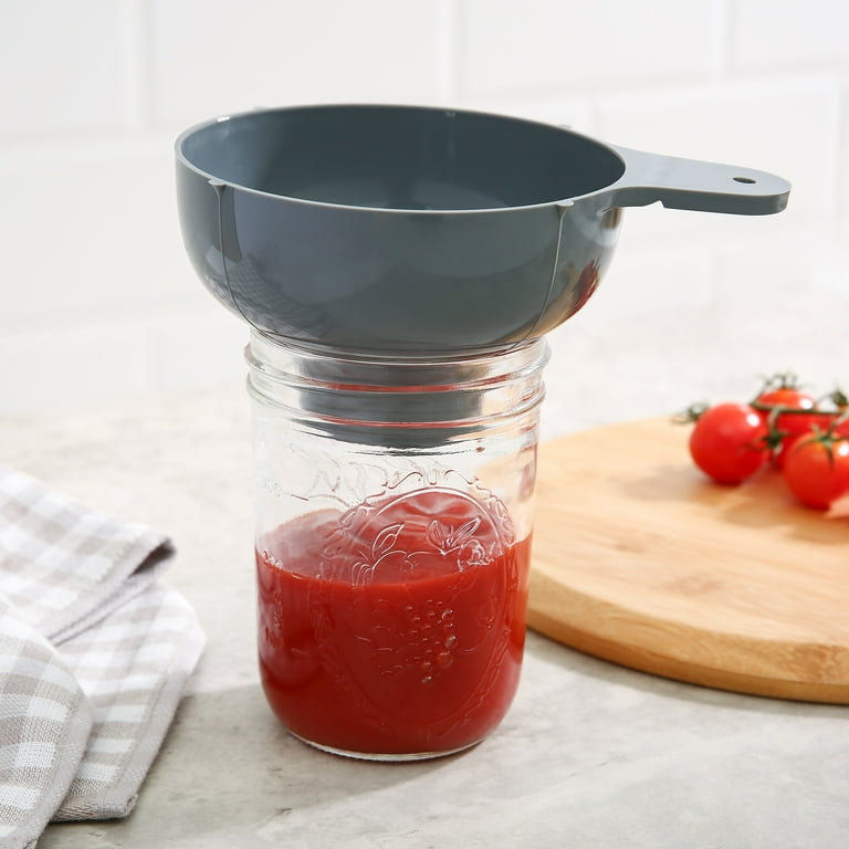 Imbuto Per Barattoli Bocca Larga In Acciaio Inox Con Manico, Per Vasetti Da Conserva, Adatto A Spezie E Zucchero, Lavabile In Lavastoviglie